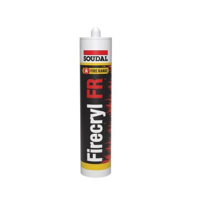Soudal FireCryl FR Acrylic Sealant - White (310ml) | 106329
