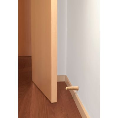 Wooden Wall Door Stop with Screws | F2118G