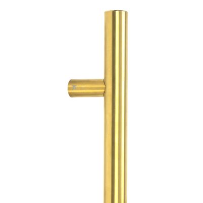From The Anvil | 316 Marine Grade Inline Round T-Bar Pull Handle - Aged Brass