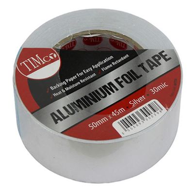 Timco Aluminium Foil Tape 45m Roll