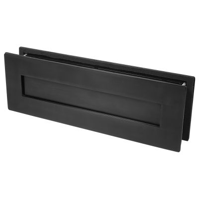 BLU LP400 316 Stainless Steel Letter Plate - Satin Black | F3182