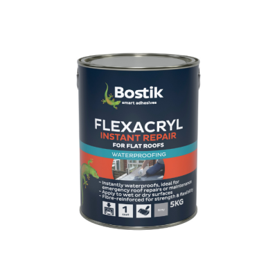 Bostik Flexacryl Instant Waterproof Compound-Grey (2.5kg)