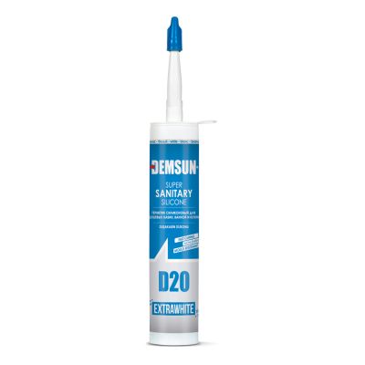 Demsun D20 Super Sanitary Silicone Sealant - White (310ml) | S1215
