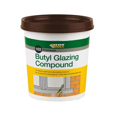 Everbuild Butyl Glazing Compound