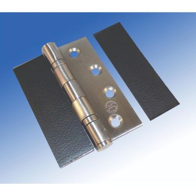 FireStop 300 No. Intumescent Hinge Plates - Self Adhesive Backing (100mm x 30mm)