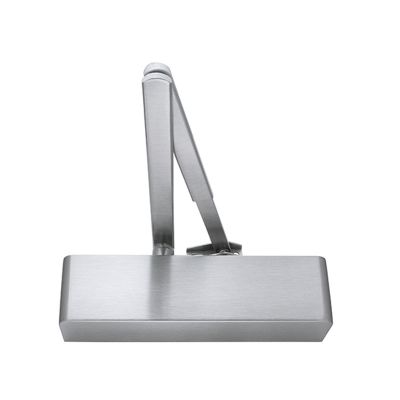 HOPPE Arrone Overhead Spring Door Closer & Matching Arm Power Size 2 to 4 - Satin Stainless Steel