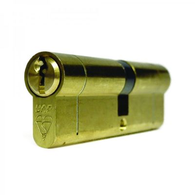 High Security Euro Double Cylinder Door Lock  - Brass -  30x30