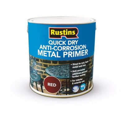 Rustins Quick Dry Anti-Corrosion Metal Primer - Red (1L) | R1005