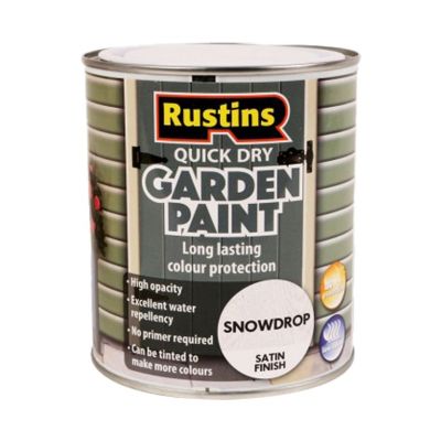 Rustins Outdoor Garden Paint - Snowdrop (750ml) | R1055