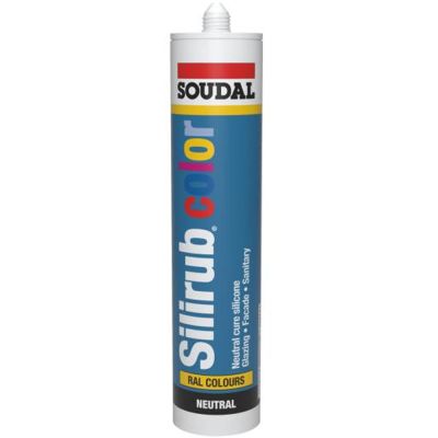 Soudal Silirub Neutral Cure Silicone Sealant - RAL Colours
