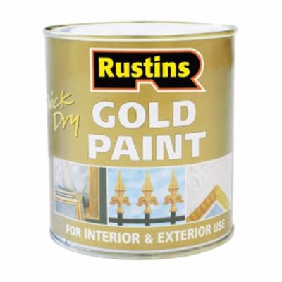 Rustins Quick Dry Paint - Gold (500ml) | R1100