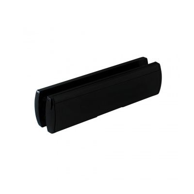 Mila Pro-Style Letterbox - Black (12'' 20/40mm)