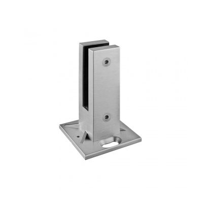Square Floor Mounting Base Glass Clamp