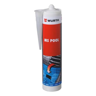 Wurth Structural Adhesive MS Pool - White (290ml)