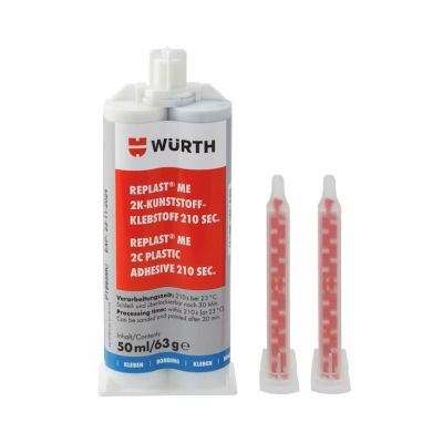 Wurth Structural Adhesive Assortment Plastic Replast 2C - ME 210 Sec (50ml)