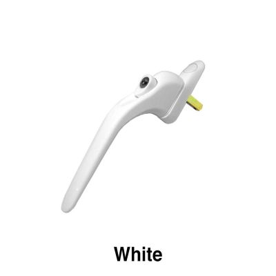Pro-Linea Cranked Espag Handle Locking - White (Right) | B6067